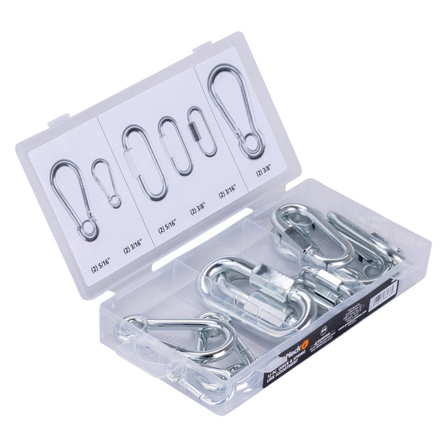 GreatNeck 68236 12-Piece Quick and Spring Link Assortment Main Image