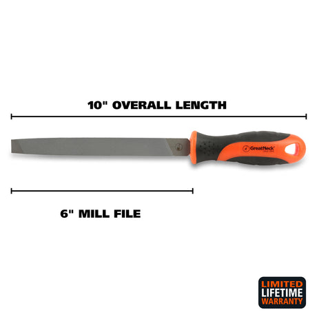 GreatNeck HCMB6 Mill File (6 Inch) Additional Image 1