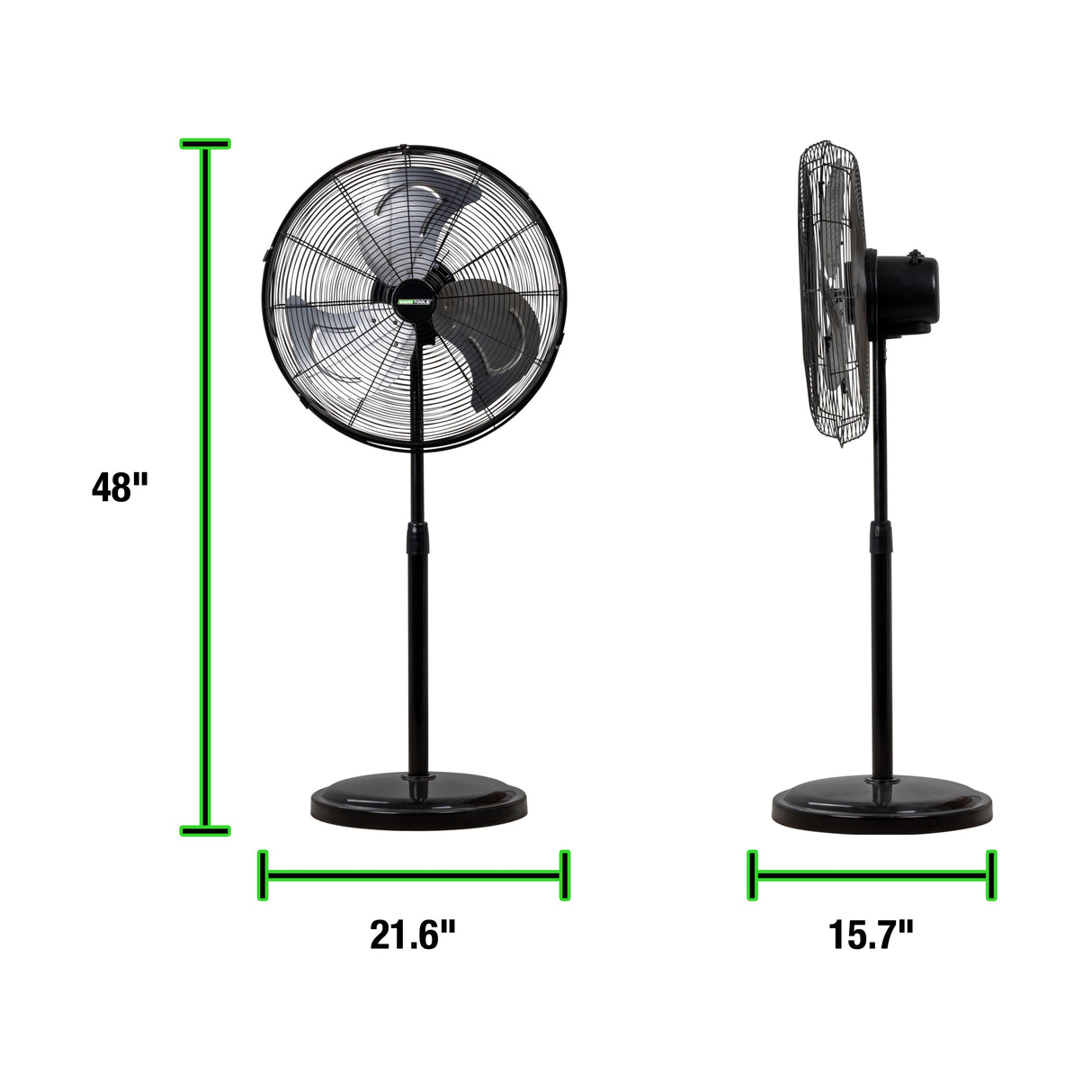 OEMTOOLS 34887 20 Inch Oscillating Pedestal Fan Additional Image 6
