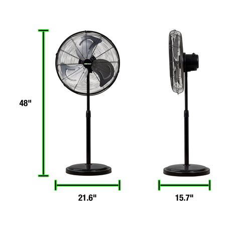 OEMTOOLS 34887 20 Inch Oscillating Pedestal Fan Additional Image 6