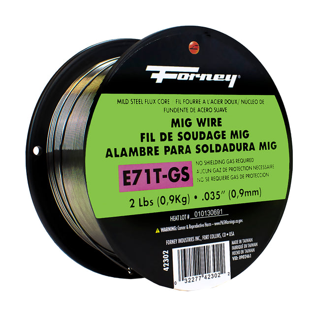 Forney Industries 42302 E71T-GS Flux-Core Welding Wire .035in 2 Lb. Main Image