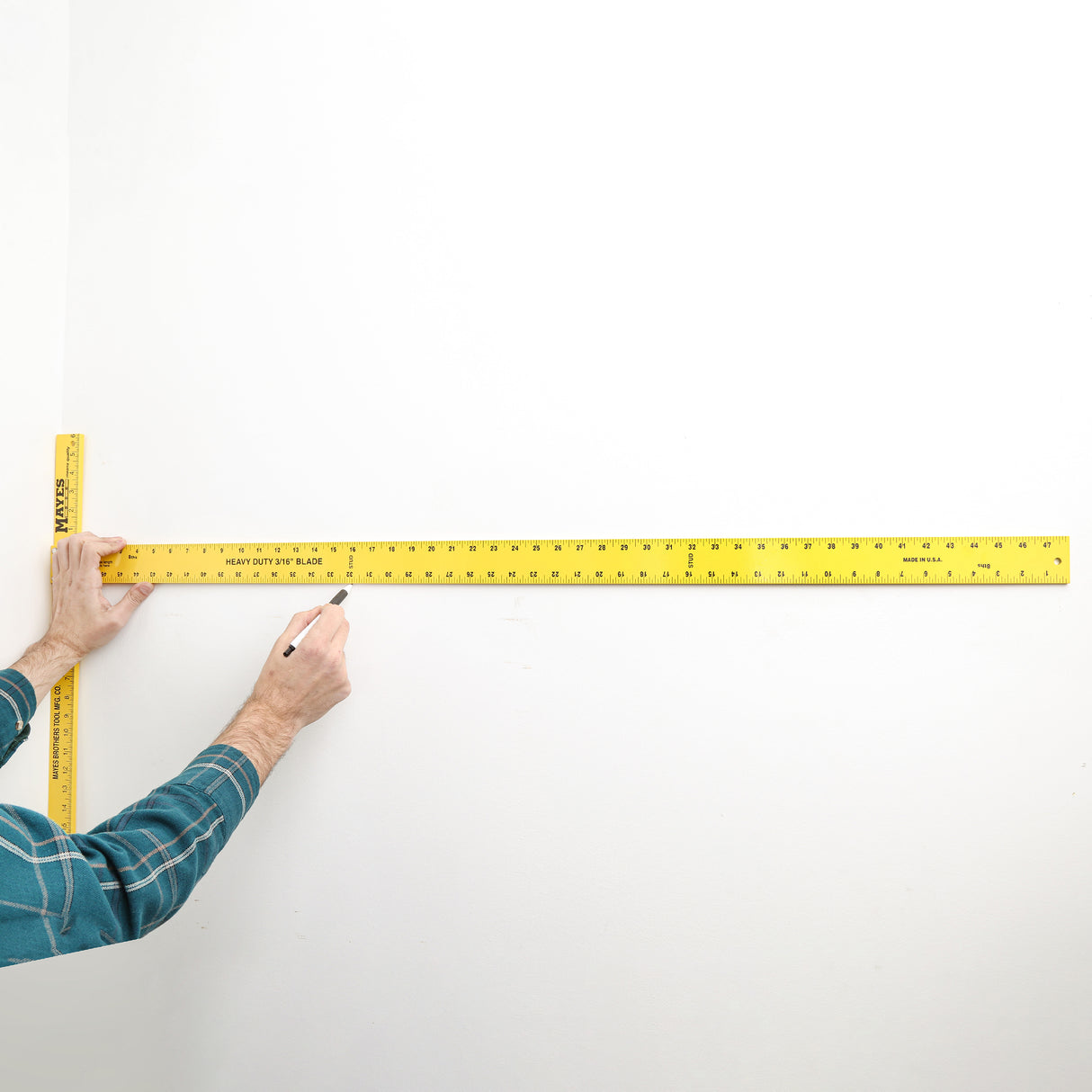 Mayes 10182 Heavy Duty Aluminum Wallboard Square (48 Inch) Additional Image 8