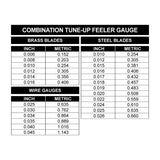 OEMTOOLS 25023 Combination Tune-Up Feeler Gauge Additional Image 1