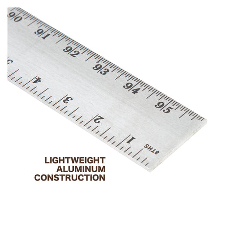 Mayes 10212 Aluminum Straight Edge Ruler (96 x 2 Inch) Additional Image 2
