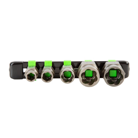 OEMTOOLS 22992 5 Piece Spiral Type Extractor Set on Aluminum Rail Additional Image 5