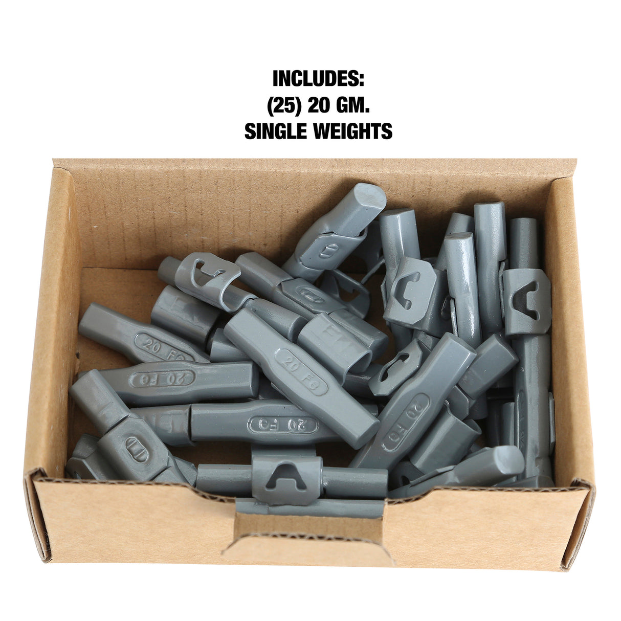 OEMTOOLS 23265 20 gm. FN Style Steel Wheel Weight - 1 Box of 25 Additional Image 4