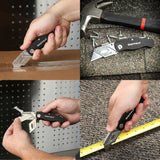 Sheffield 12613 Folding Lock Back® Utility Knife - Black Additional Image 8