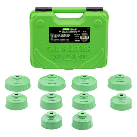 OEMTOOLS 87151 10 Piece Oil Filter Cap Wrench Set Main Image