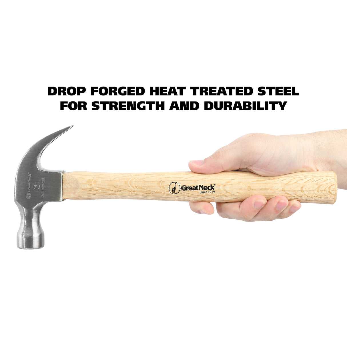 GreatNeck M16C Curved Claw Hammer (16 Oz.) Additional Image 5