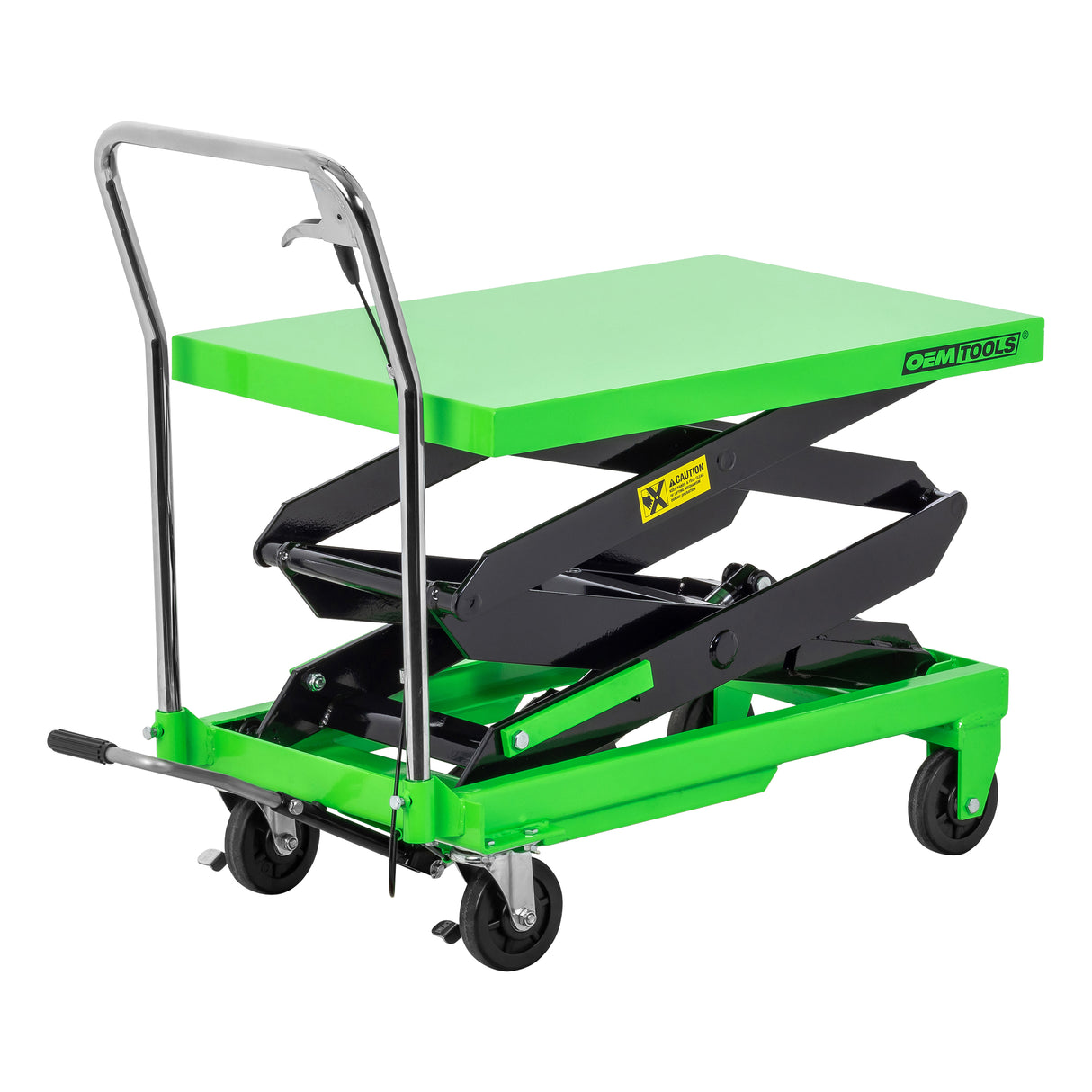 OEMTOOLS 24789 660 Lb. Double-Scissor Lifting Table Cart Main Image