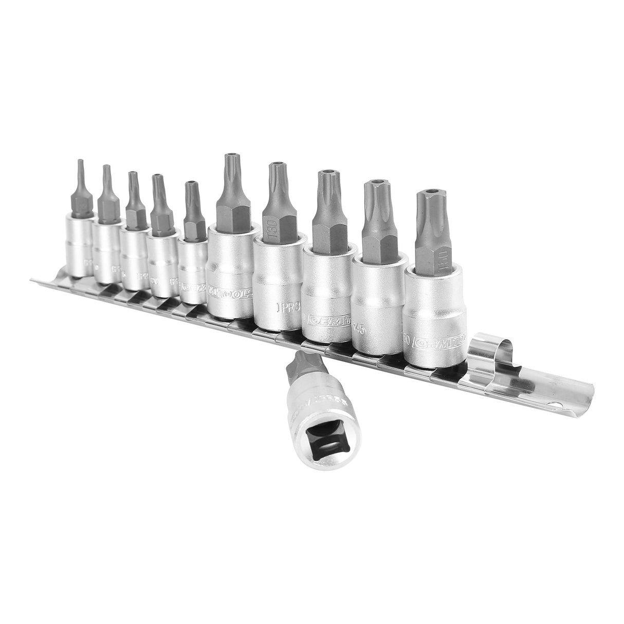 OEMTOOLS 22973 11 Piece Tamper-Proof Star Plus Bit Socket Set Additional Image 3