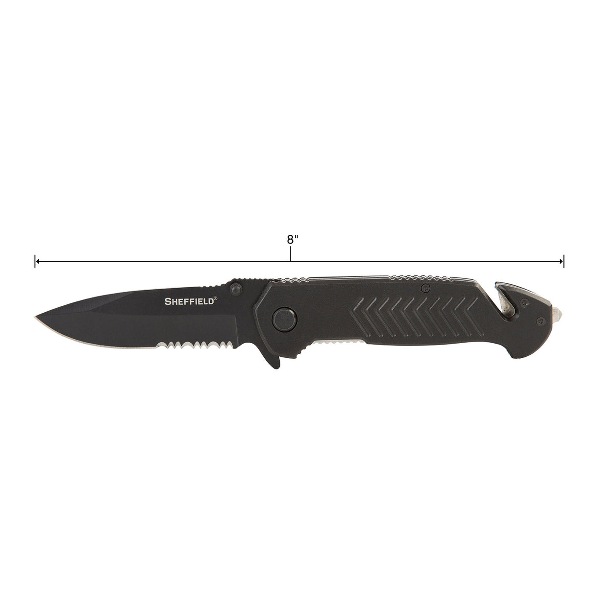 Sheffield Alloy Series 12870 Moab 3.5in. Auto Emergency Folding Knife Additional Image 2