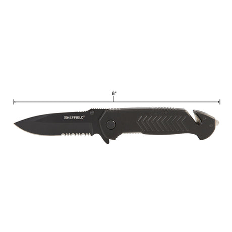 Sheffield Alloy Series 12870 Moab 3.5in. Auto Emergency Folding Knife Additional Image 2