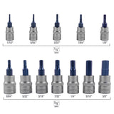 OEMTOOLS 23900 12 Piece SAE Magnetic Hex Bit Socket Set Additional Image 3