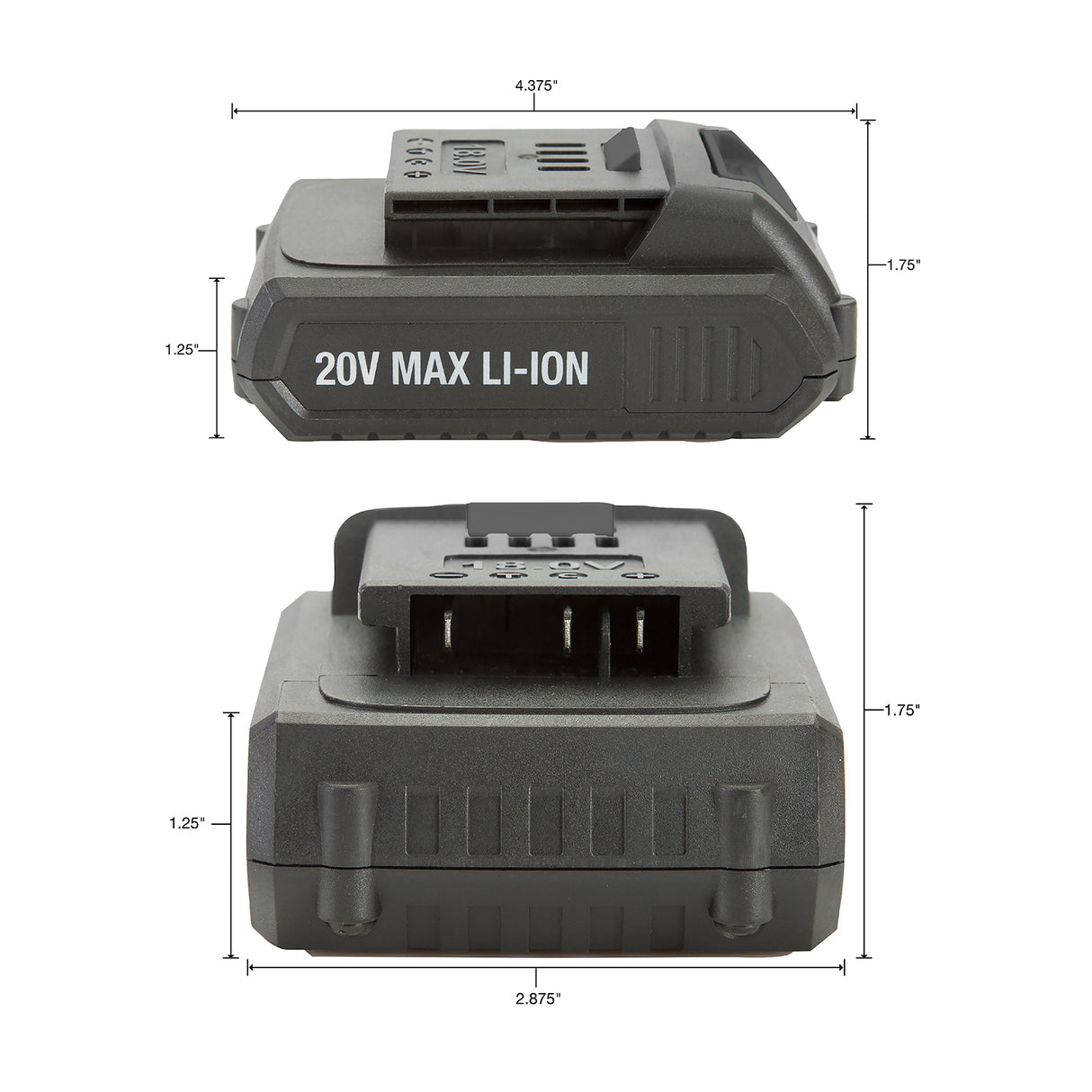 OEMTOOLS 20V 1.5Ah Replacement Battery for 24660 and 24661 Additional Image 2