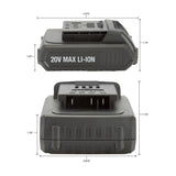 OEMTOOLS 20V 1.5Ah Replacement Battery for 24660 and 24661 Additional Image 2