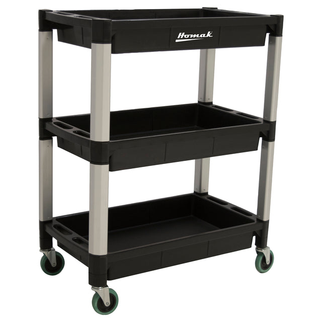 Homak PP06032031 30in. 3 Tier Utility Cart Main Image