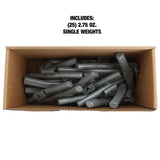 OEMTOOLS 23289 2.75 Oz. AL Style Steel Wheel Weigh t - 1 Box of 25 Additional Image 4