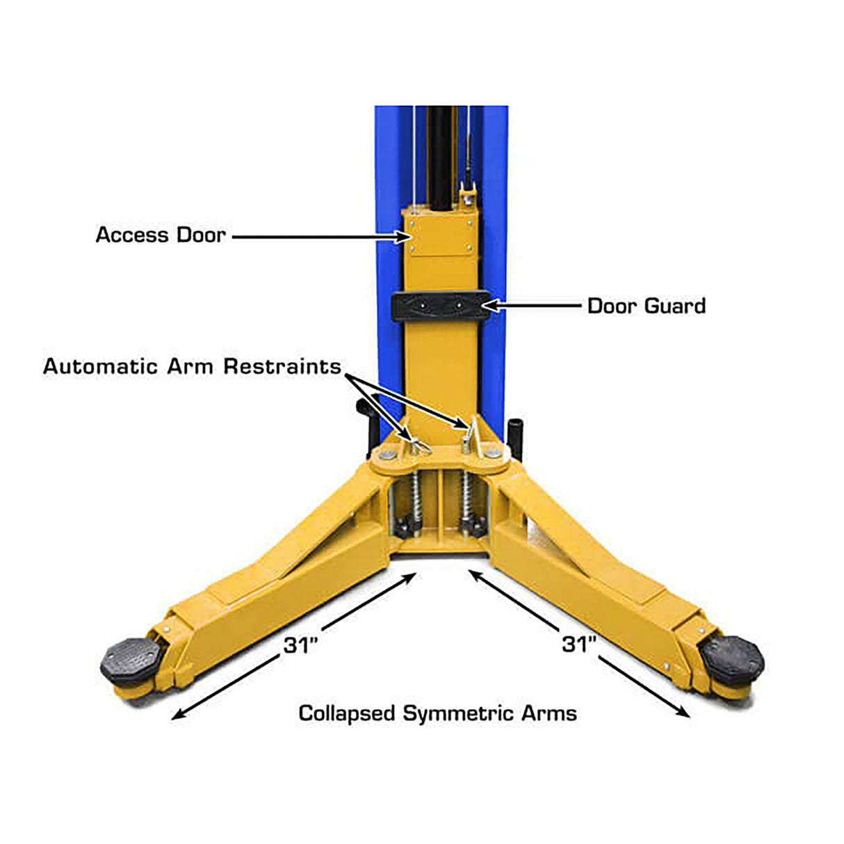 Atlas Equipment Platinum PVL12 12,000 Lb. 2-Post Lift Additional Image 4