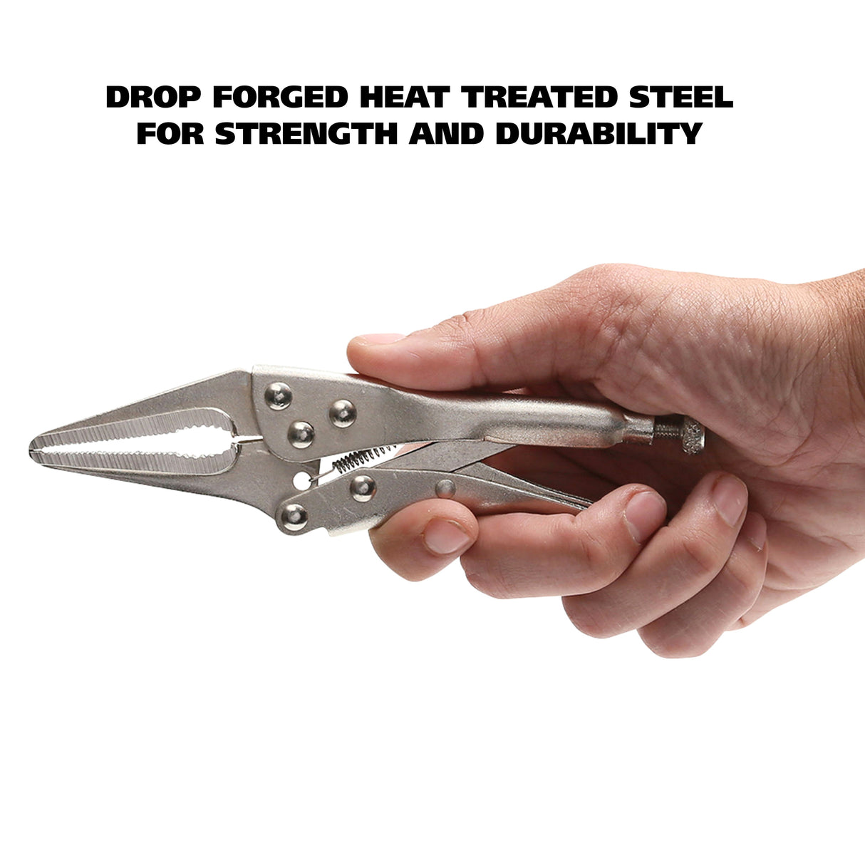 GreatNeck V65GC Long Nose Locking Pliers (6-1/2 Inch) Additional Image 5
