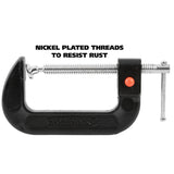 GreatNeck QRCC4 Quick Release C-Clamp (4 Inch) Additional Image 5