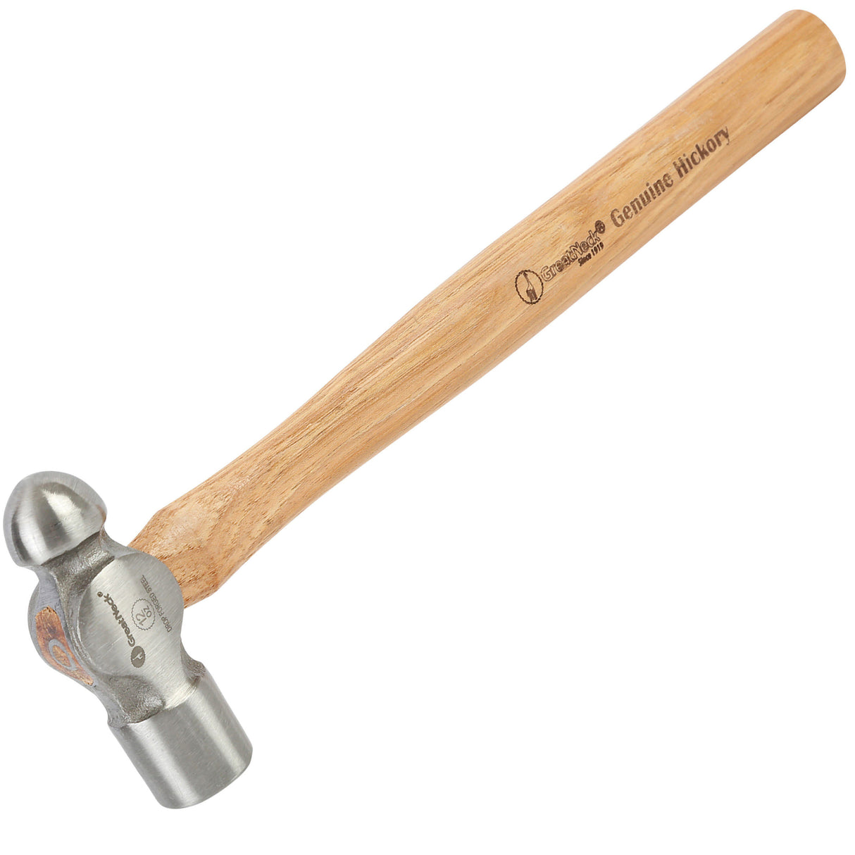 GreatNeck BP12 Ball Peen Hammer (12 Oz.) with Hickory Handle Main Image