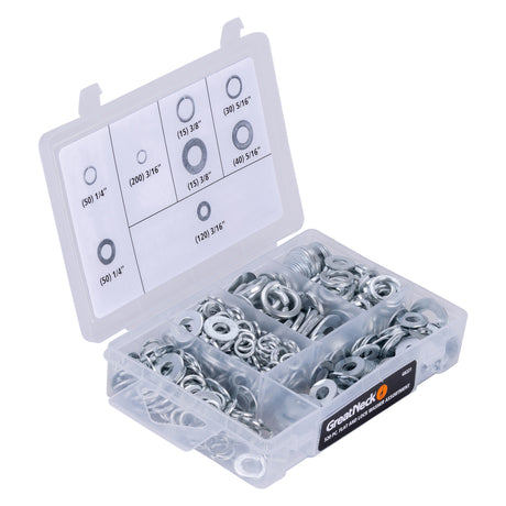GreatNeck 68221 520-Piece Flat and Lock Washer Assortment Main Image