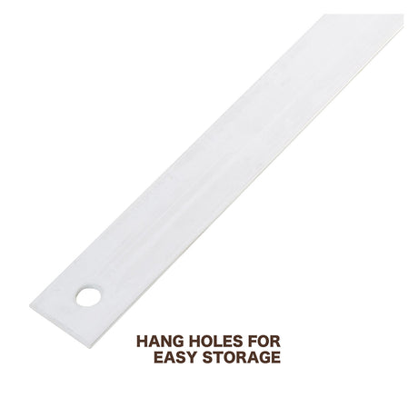 Mayes 10187 Straight Edge Aluminum Ruler (18 Inch x 1 Inch) Additional Image 3