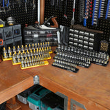 OEMTOOLS 22238 6 Piece SAE and Metric Socket Tray Set (Yellow and Black) Additional Image 9