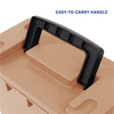 Sheffield 12627 Field Box- Tan, Made in the U.S.A. Additional Image 6
