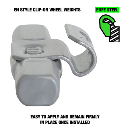 OEMTOOLS 23282 35 gm. EN Style Steel Wheel Weight - 1 Box of 25 Additional Image 2
