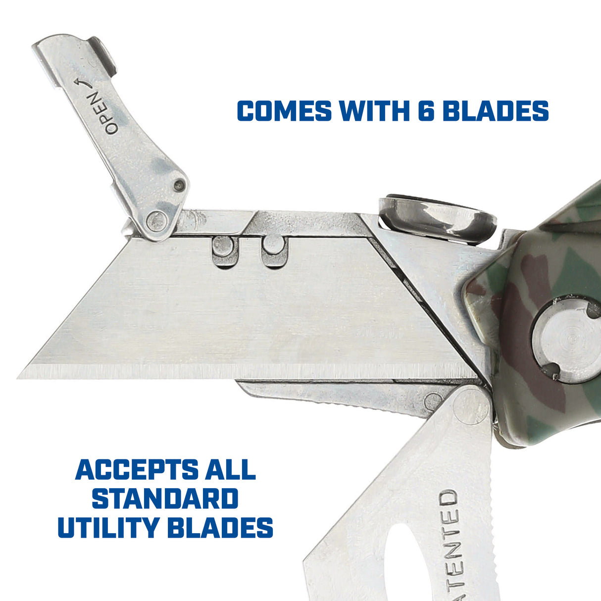 Sheffield 12131 Quick Change Folding Lock Back® Utility Knife Additional Image 2