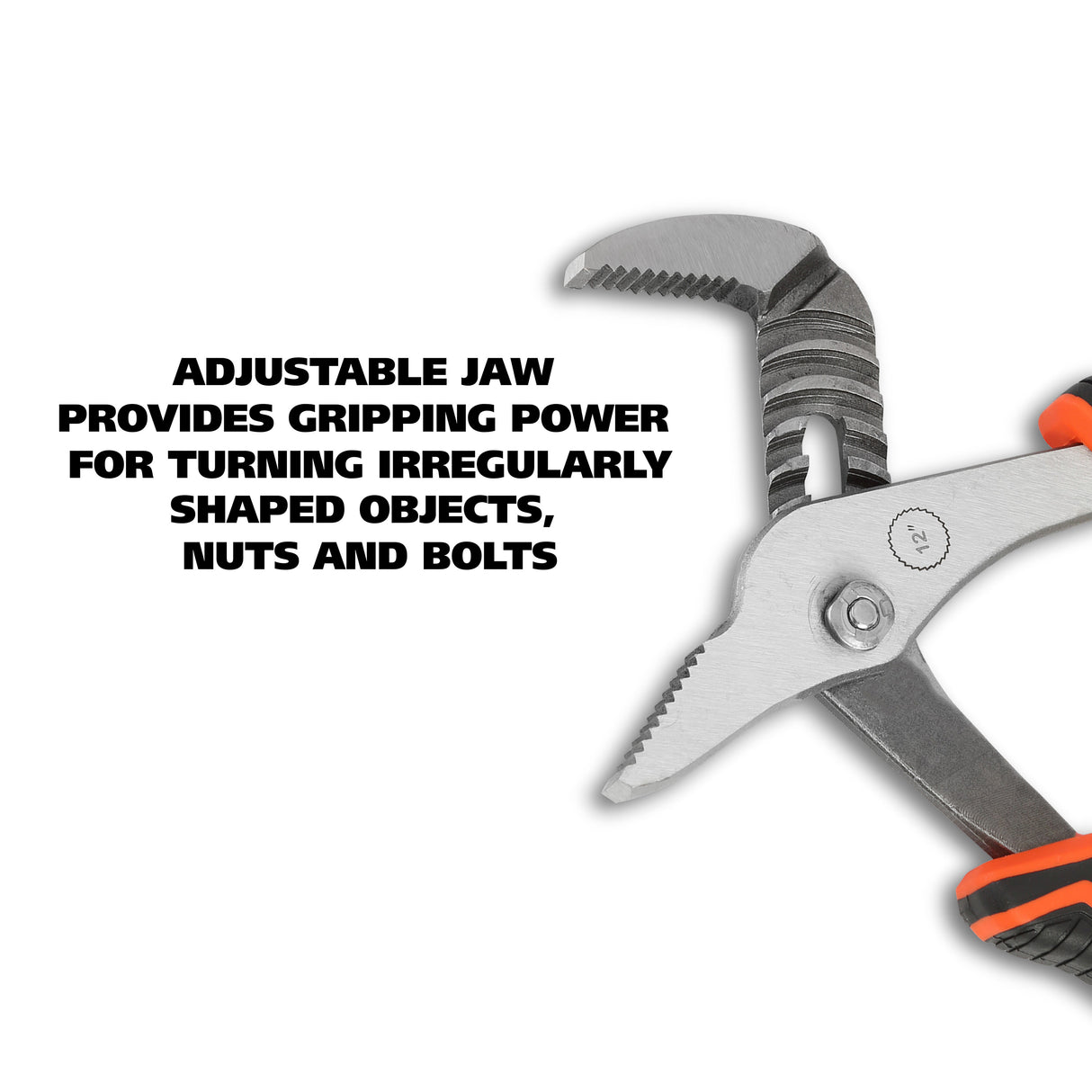 GreatNeck W120C Groove Joint Pliers (12 Inch) Additional Image 3