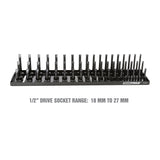 OEMTOOLS 22355 3 Post Socket Tray - 1/2in. Drive (Metric) Additional Image 2