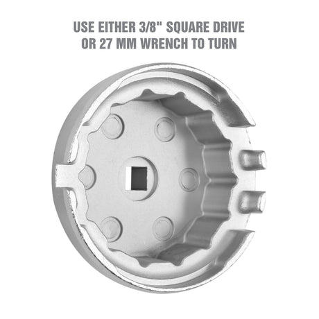 OEMTOOLS 87131 64.5 mm Toyota & Lexus Oil Filter Wrench Additional Image 3