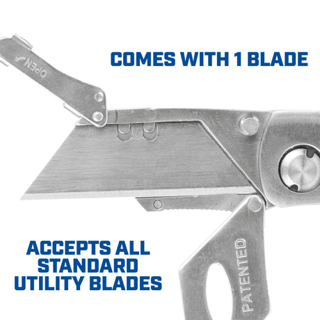 Sheffield 12115 Premium Folding Lock Back® Utility Knife Additional Image 2