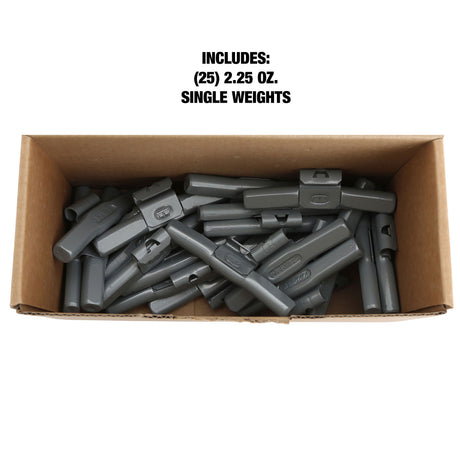 OEMTOOLS 23303 2.25 Oz. LH Style Steel Wheel Weight - 1 Box of 25 Additional Image 4