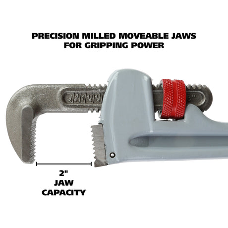 GreatNeck APW14 Aluminum Pipe Wrench (14 Inch) Additional Image 2