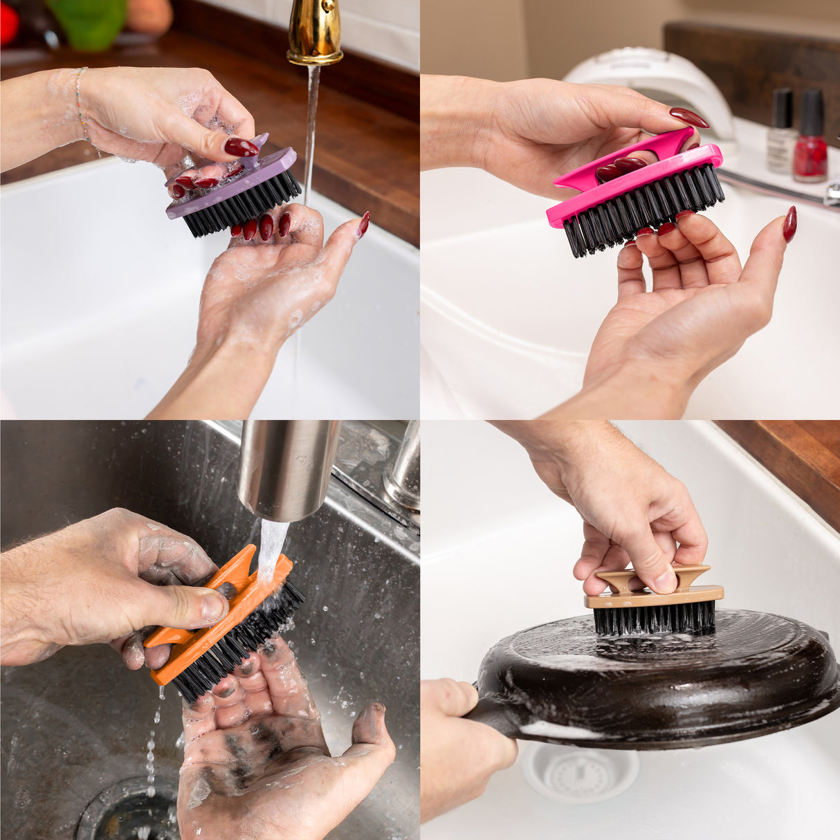 GreatNeck 19025 Fingernail Brushes (6 Piece) Additional Image 7