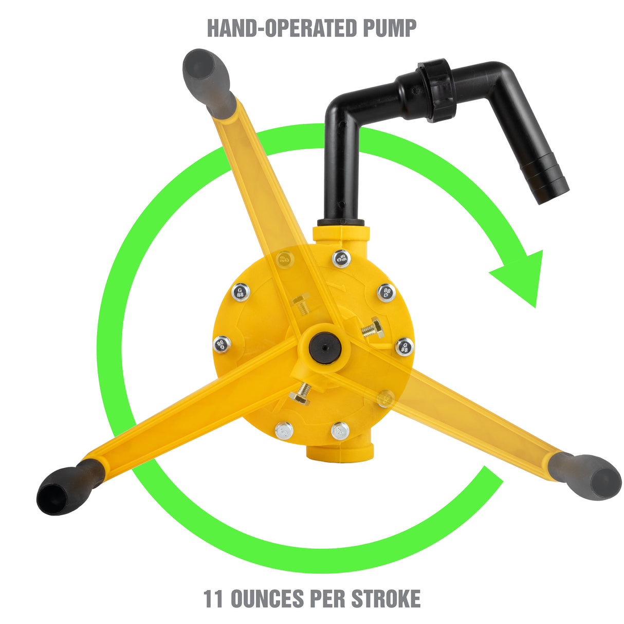 OEMTOOLS 24470 Polypropylene Rotary Drum Pump Additional Image 1
