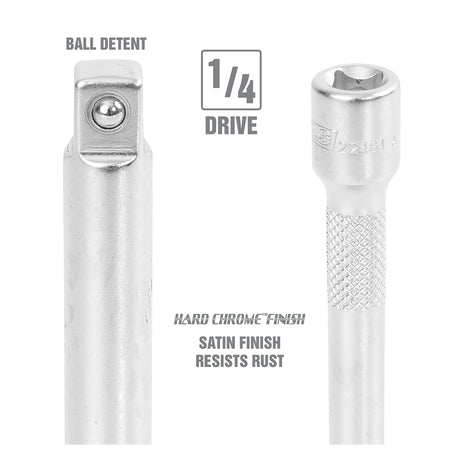 OEMTOOLS 22481 1/4 Inch Drive Extension (4 Inch) Additional Image 2
