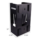 OEMTOOLS 23125 Magnetic Glove Dispenser - Black Additional Image 2