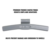 OEMTOOLS 23250 2.0 Oz. AL Style Steel Wheel Weight - 1 Box of 25 Additional Image 3