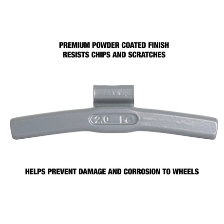 OEMTOOLS 23250 2.0 Oz. AL Style Steel Wheel Weight - 1 Box of 25 Additional Image 3