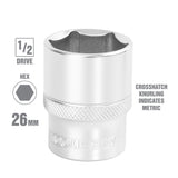 OEMTOOLS 22406 26 mm 1/2 Inch Drive Socket Additional Image 1