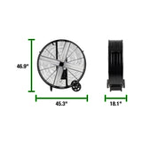 OEMTOOLS 34890 42-Inch Barrel Fan Additional Image 4