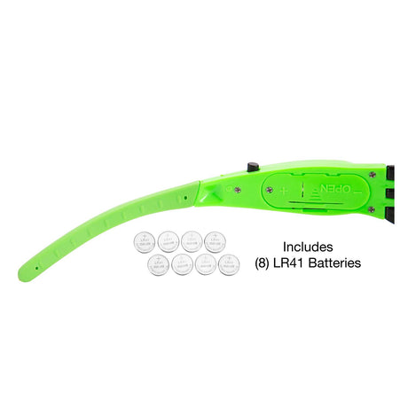 OEMTOOLS 26017PK3 Black and Green LED Safety Glasses (3 Pack) Additional Image 6