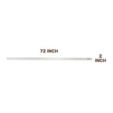 Mayes 10211 Aluminum Straight Edge Ruler (72 x 2 Inch) Additional Image 1