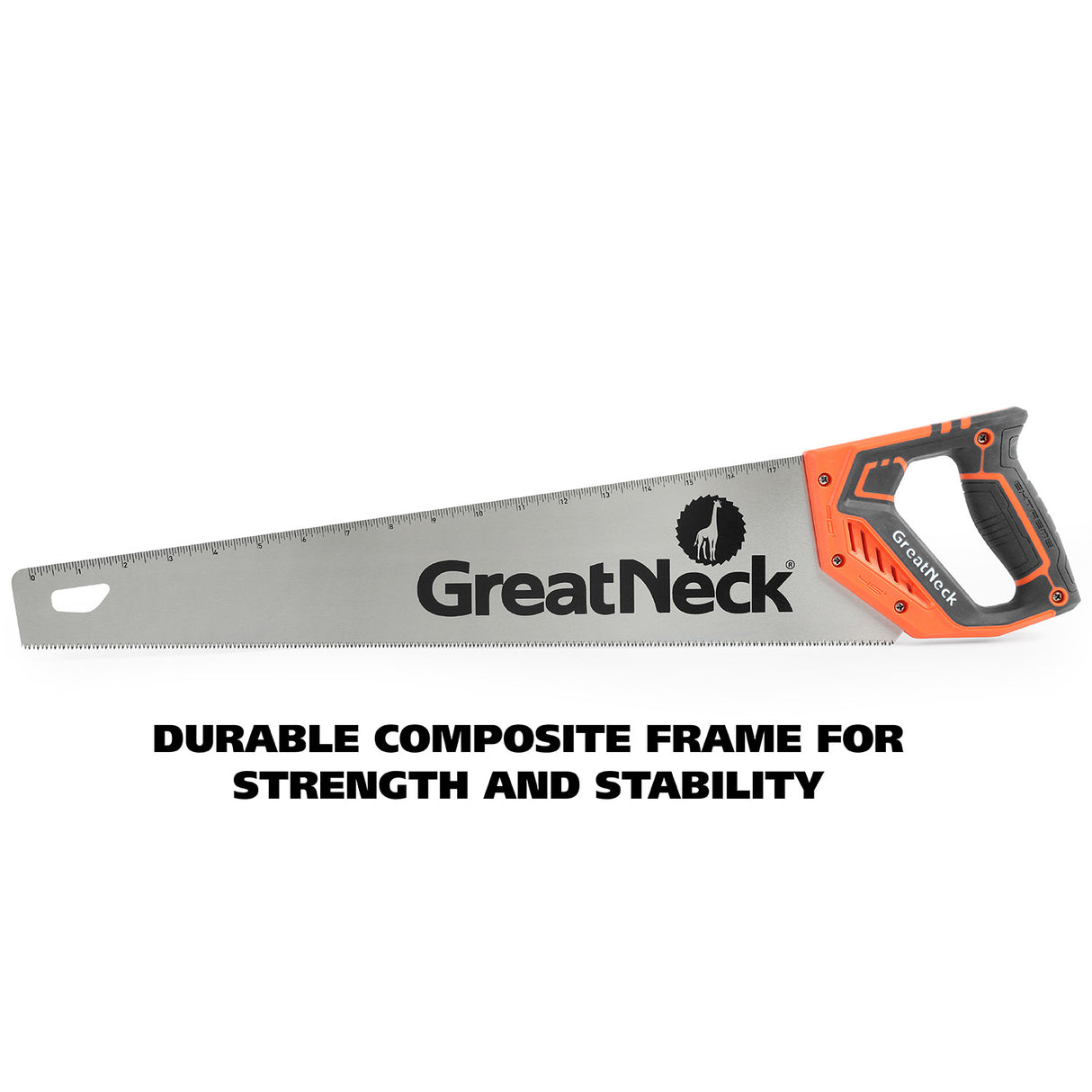 GreatNeck 74002 20 Inch Aggressive Tooth Handsaw w/ Composite Handle Additional Image 2