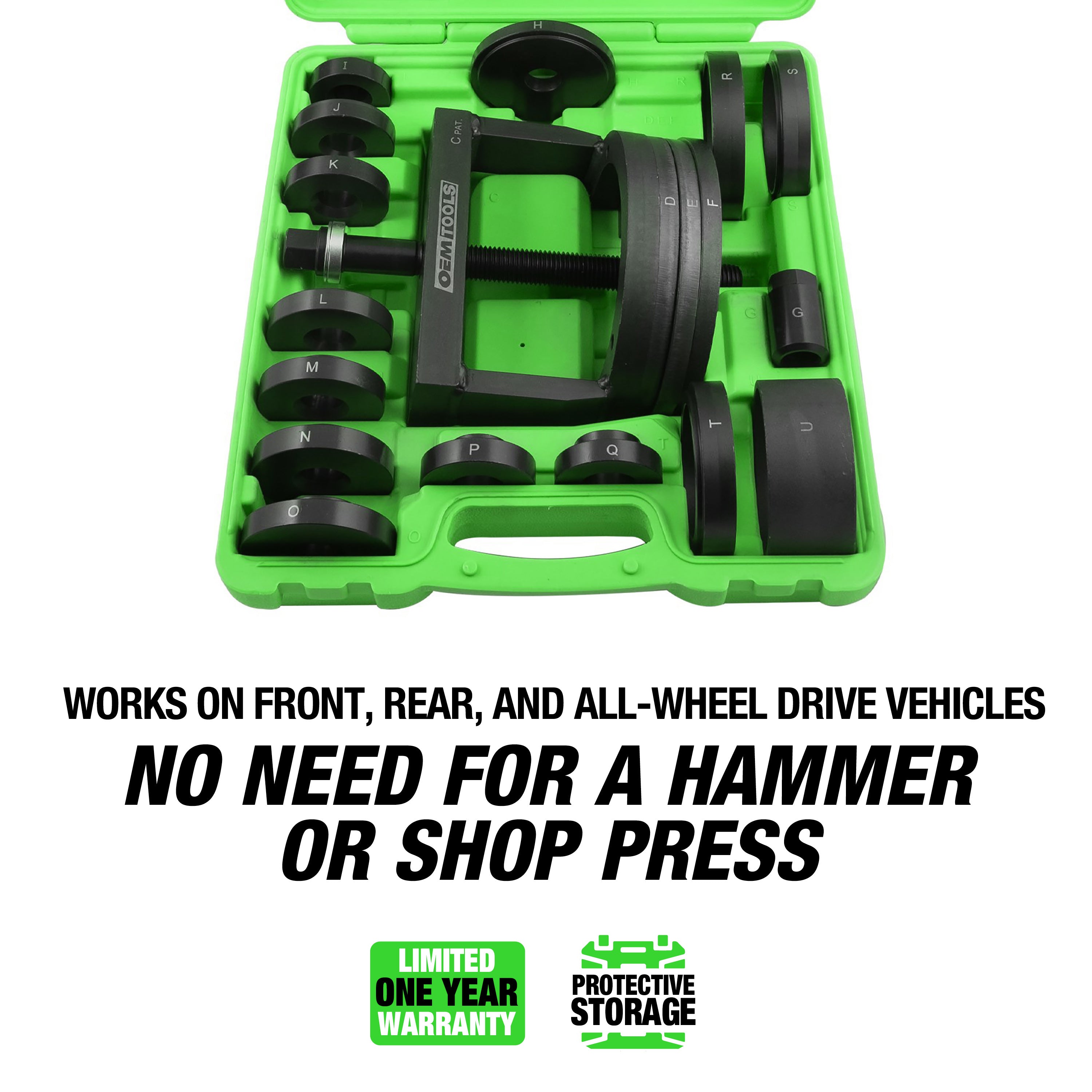 OEMTOOLS 27213 Master Wheel Hub and Bearing Remover and Installer